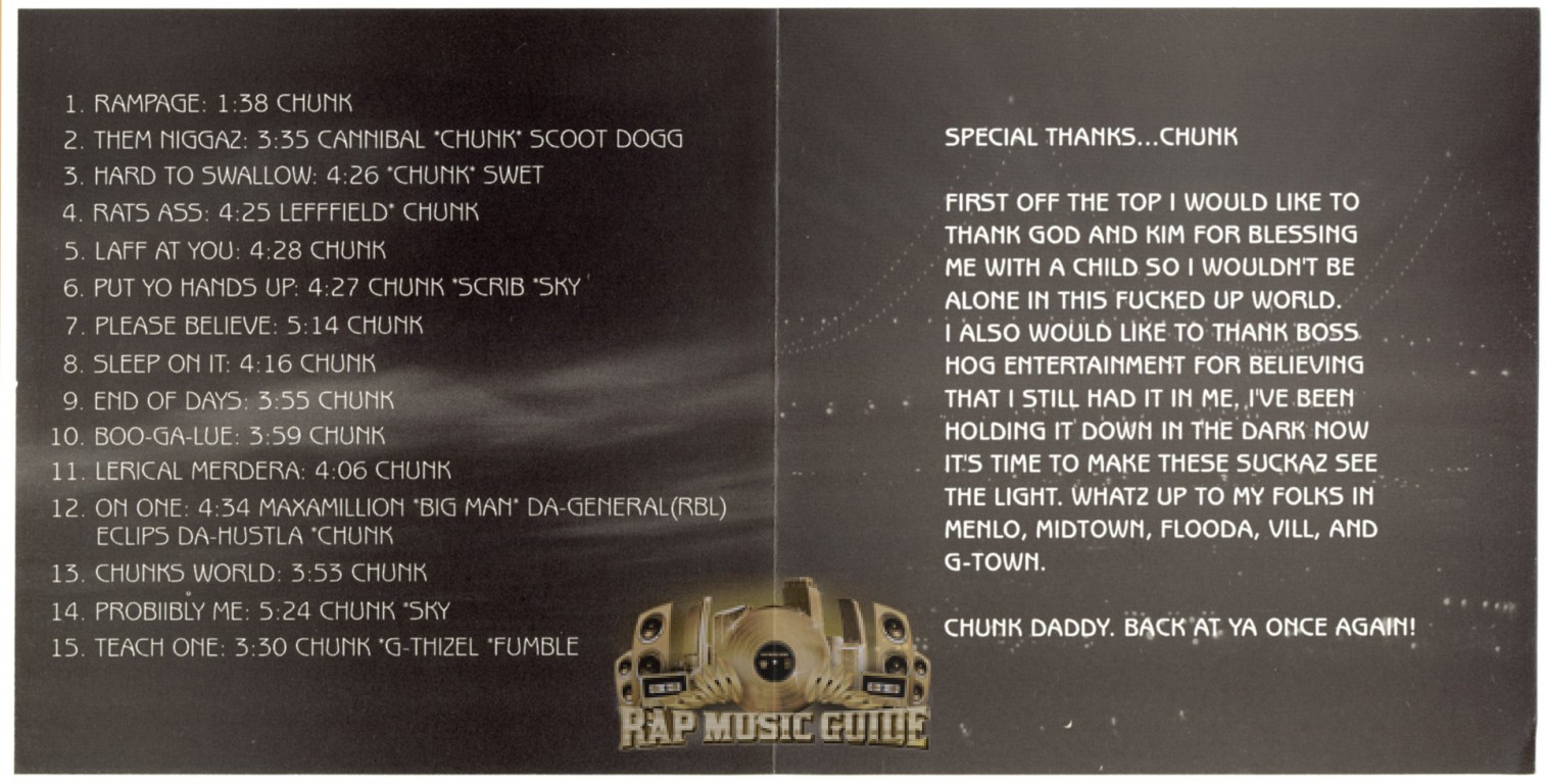 Chunk - Hard 2 Swallow: 1st Press. CD | Rap Music Guide